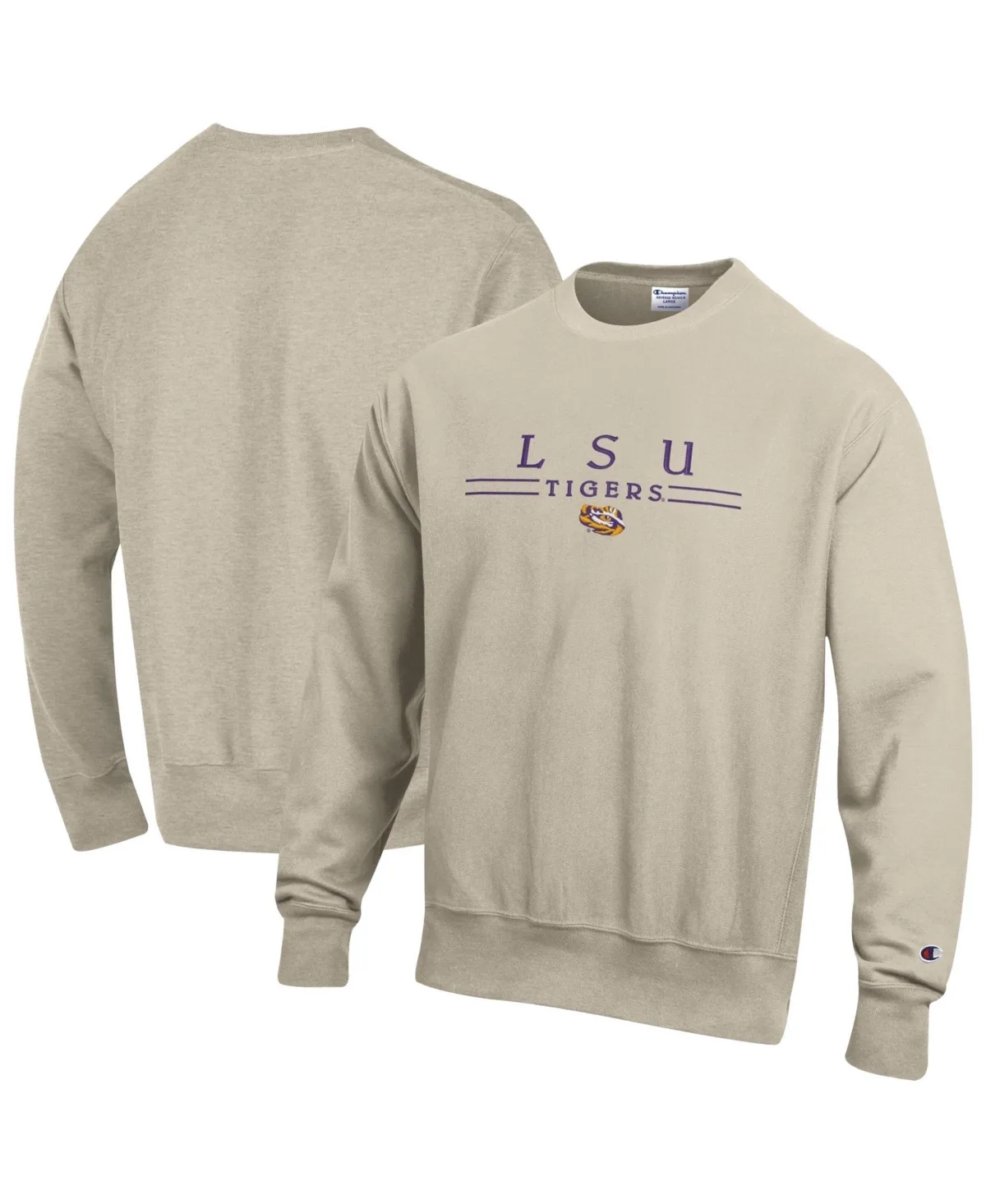 Reverse Weave Graphic Fleece-Lined Crewneck Sweatshirt by Champion