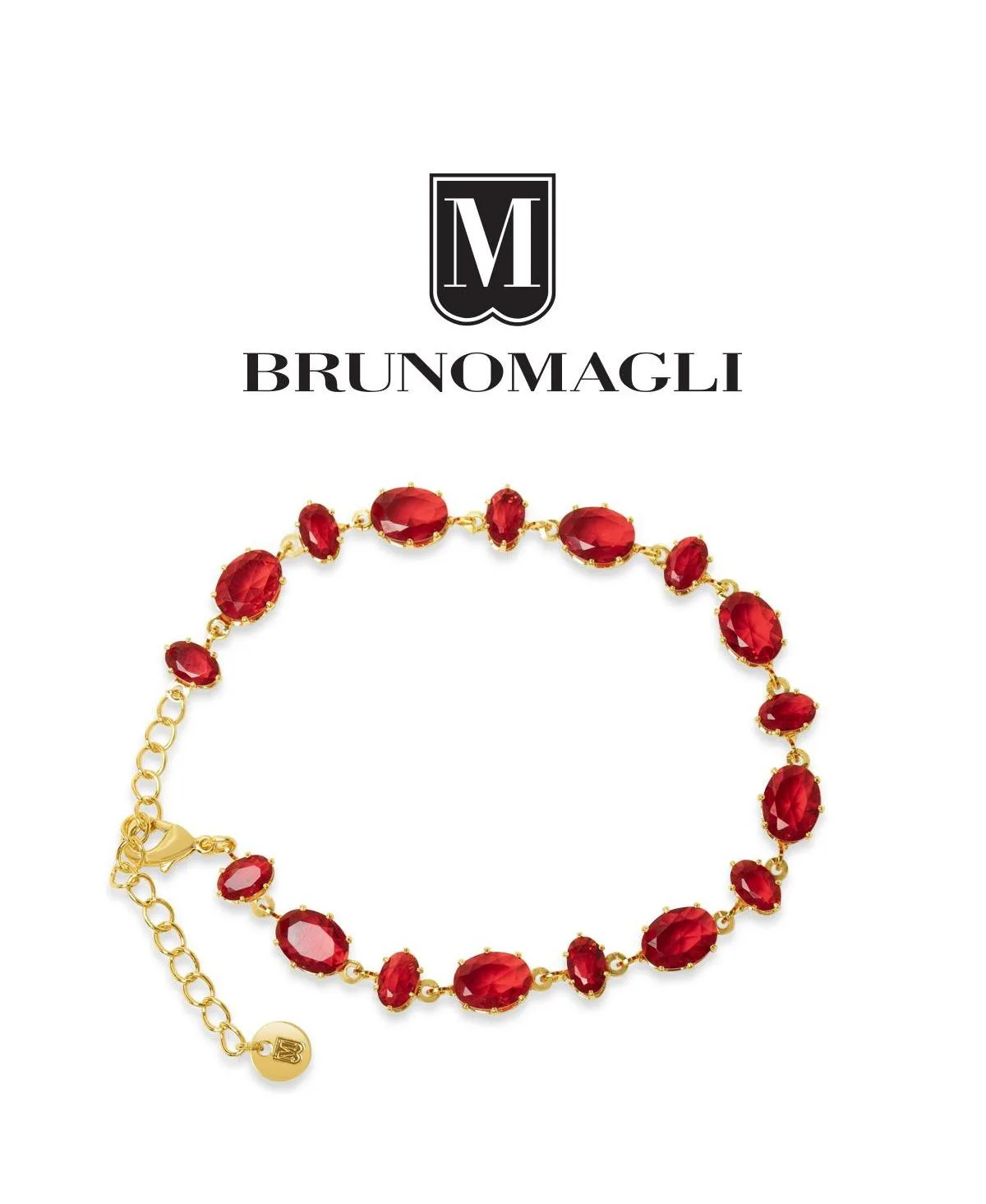 Crystal Gold-Tone Michela Bracelet by Bruno Magli