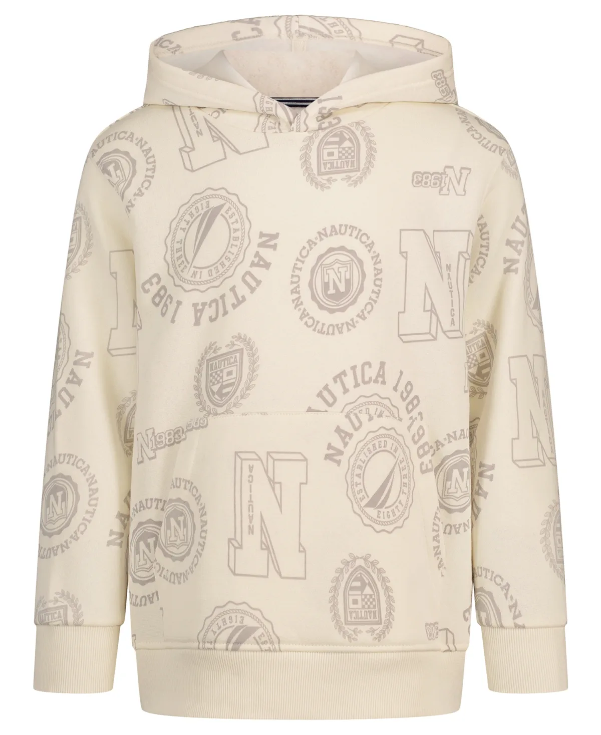 Allover Logo Print Hoodie by Nautica