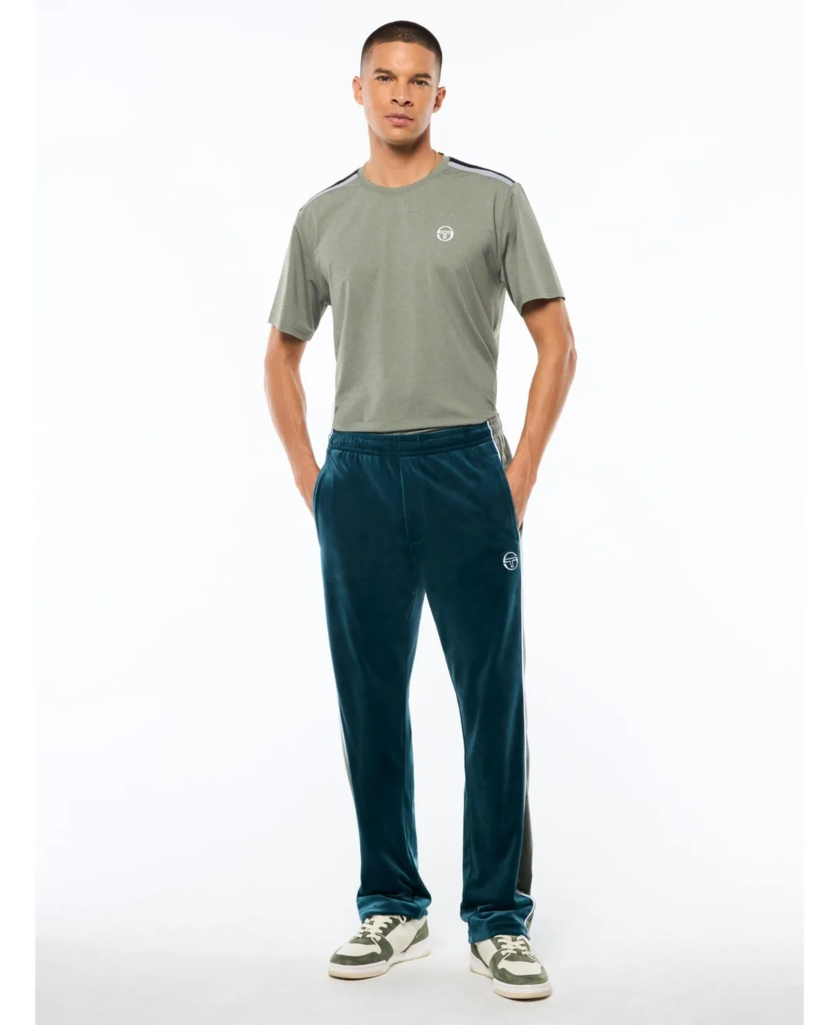 Forato Velour Track Pant by Sergio Tacchini