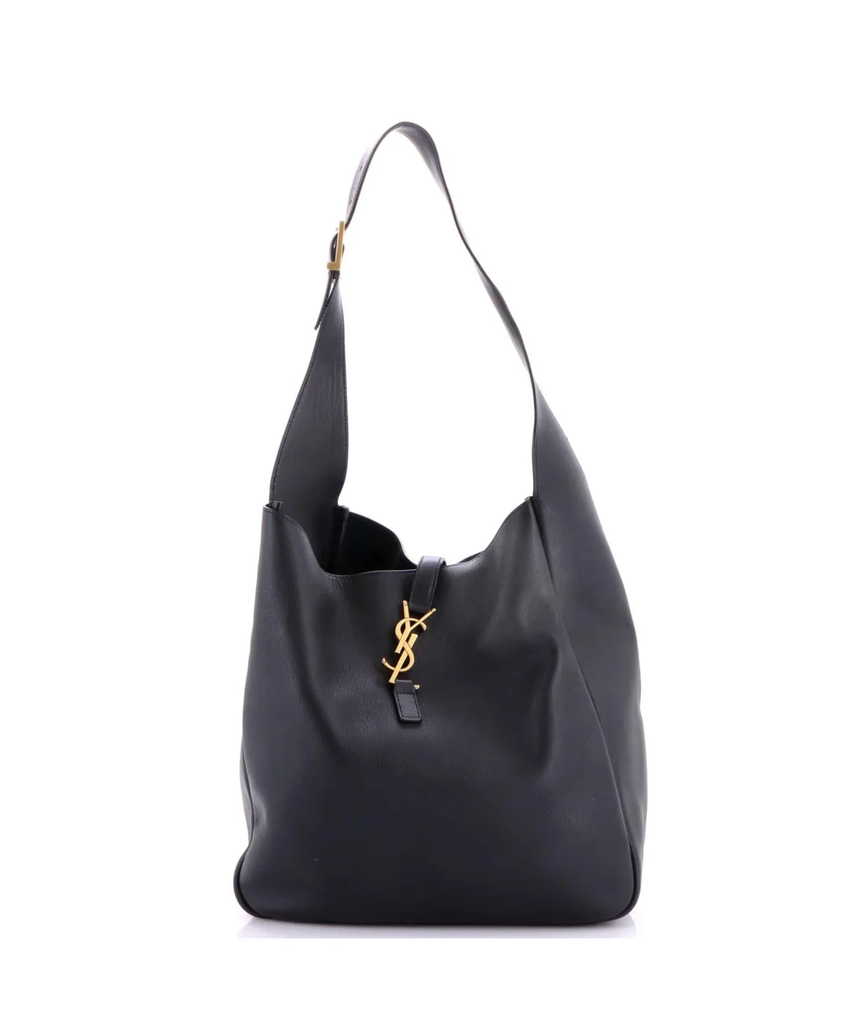 Pre-Owned Saint Laurent Large Le 5 a 7 Supple Hobo Leather by Saint Laurent