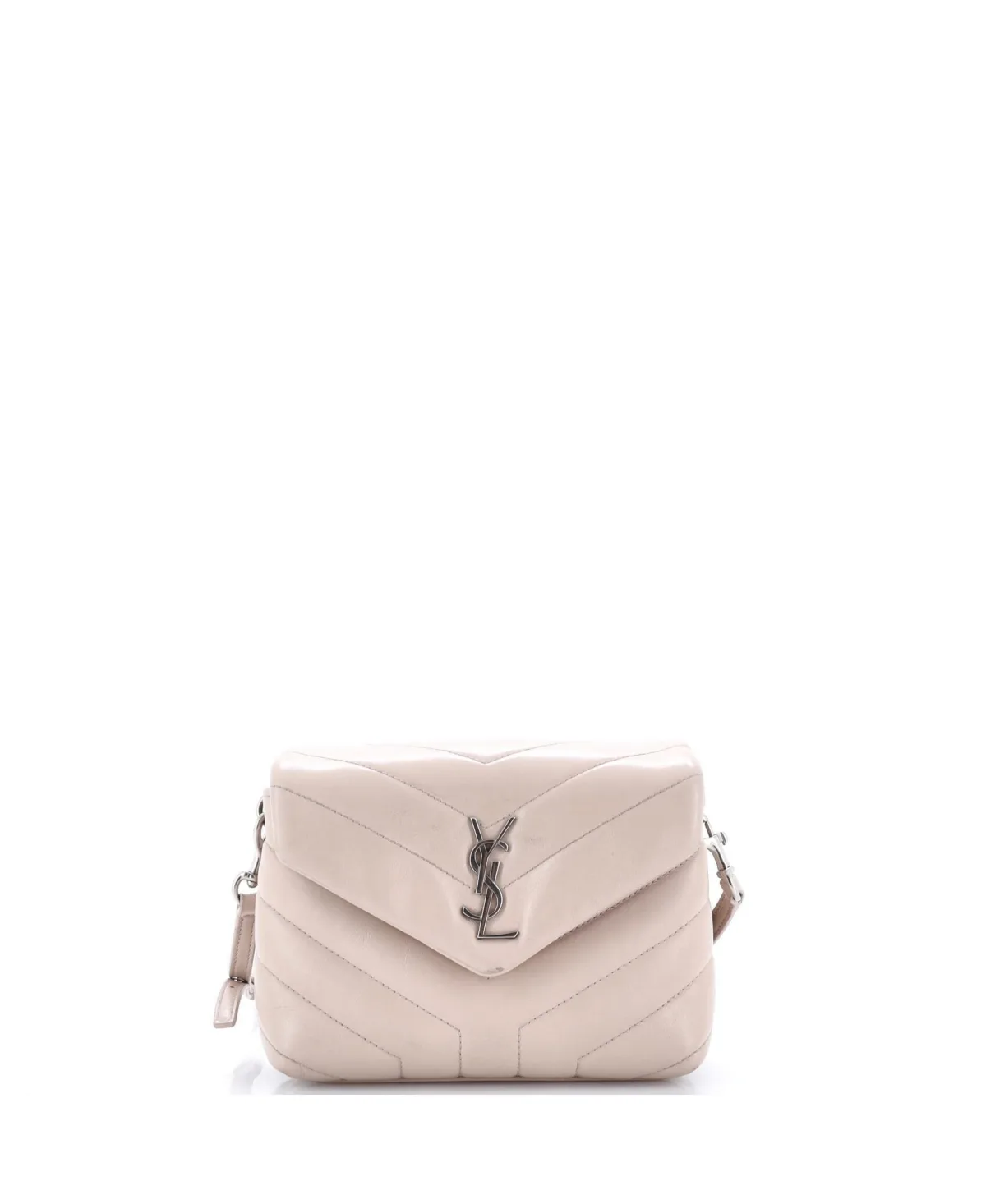 Pre-Owned Saint Laurent Toy Loulou Crossbody Mini Matelasse Chevron Shoulder Bag by Saint Laurent