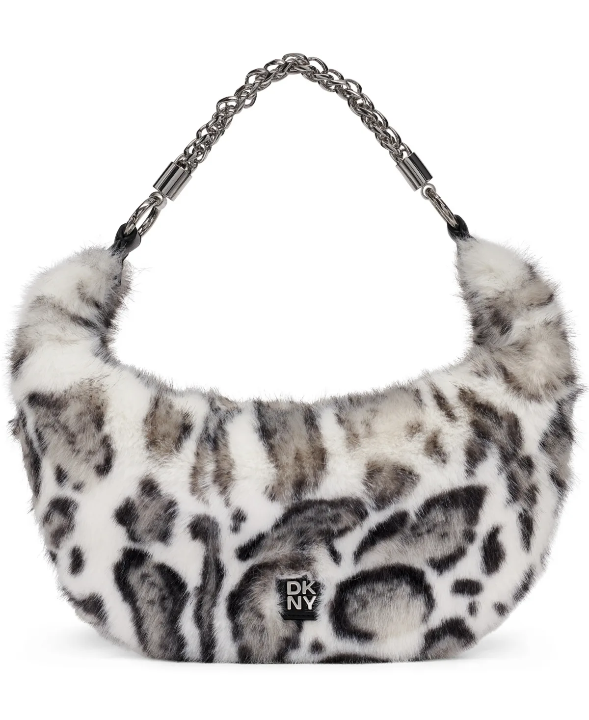 Rocky Small Animal-Print Hobo Handbag by DKNY