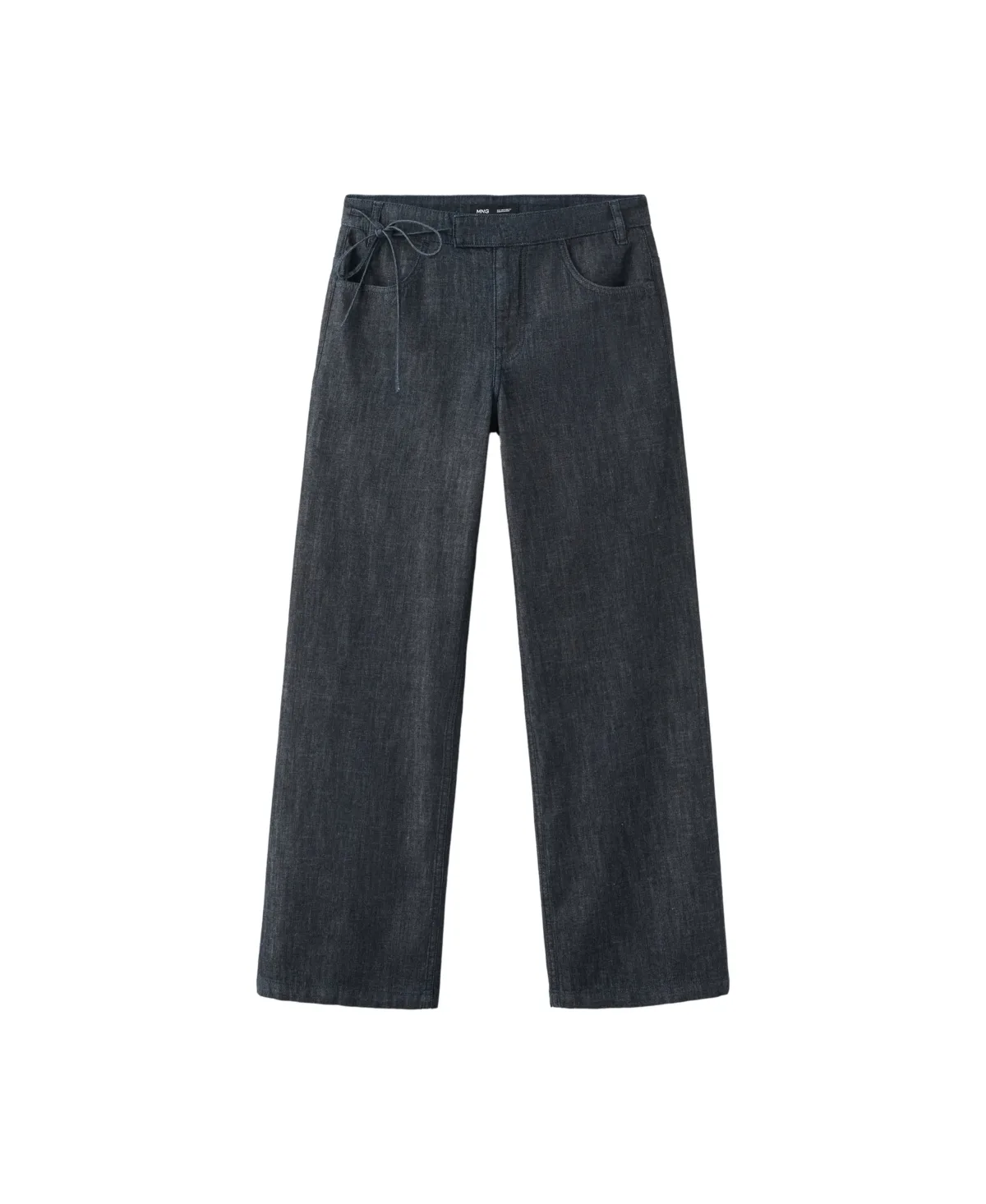 Bow Low-Rise Jeans by Mango