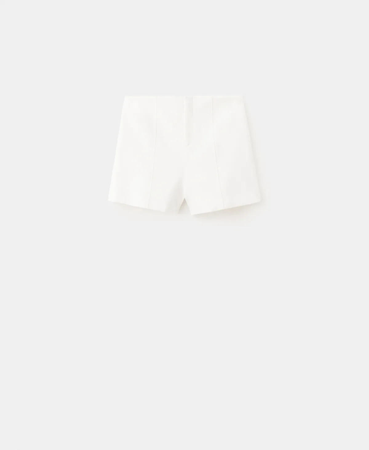 Fitted Solid Shorts by Mango