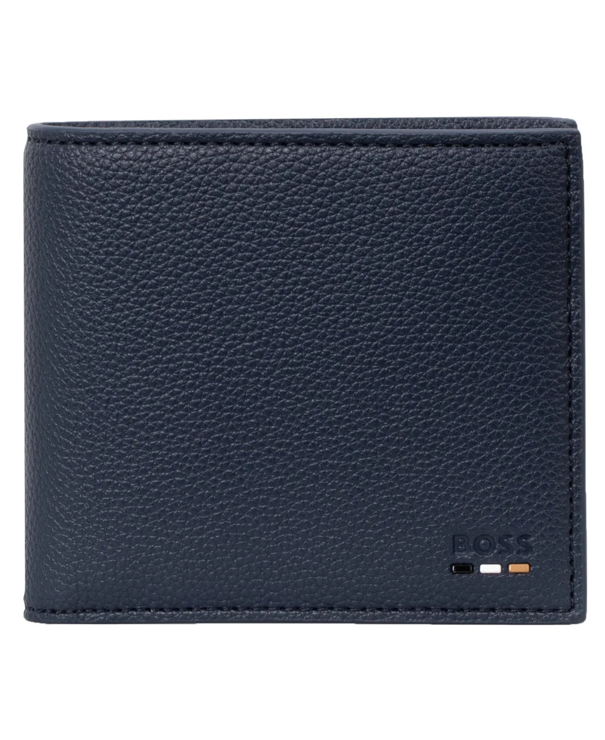 Boss Ray 4cc Coin N. Bifold Faux Leather Wallet with Coin Holder by Hugo Boss