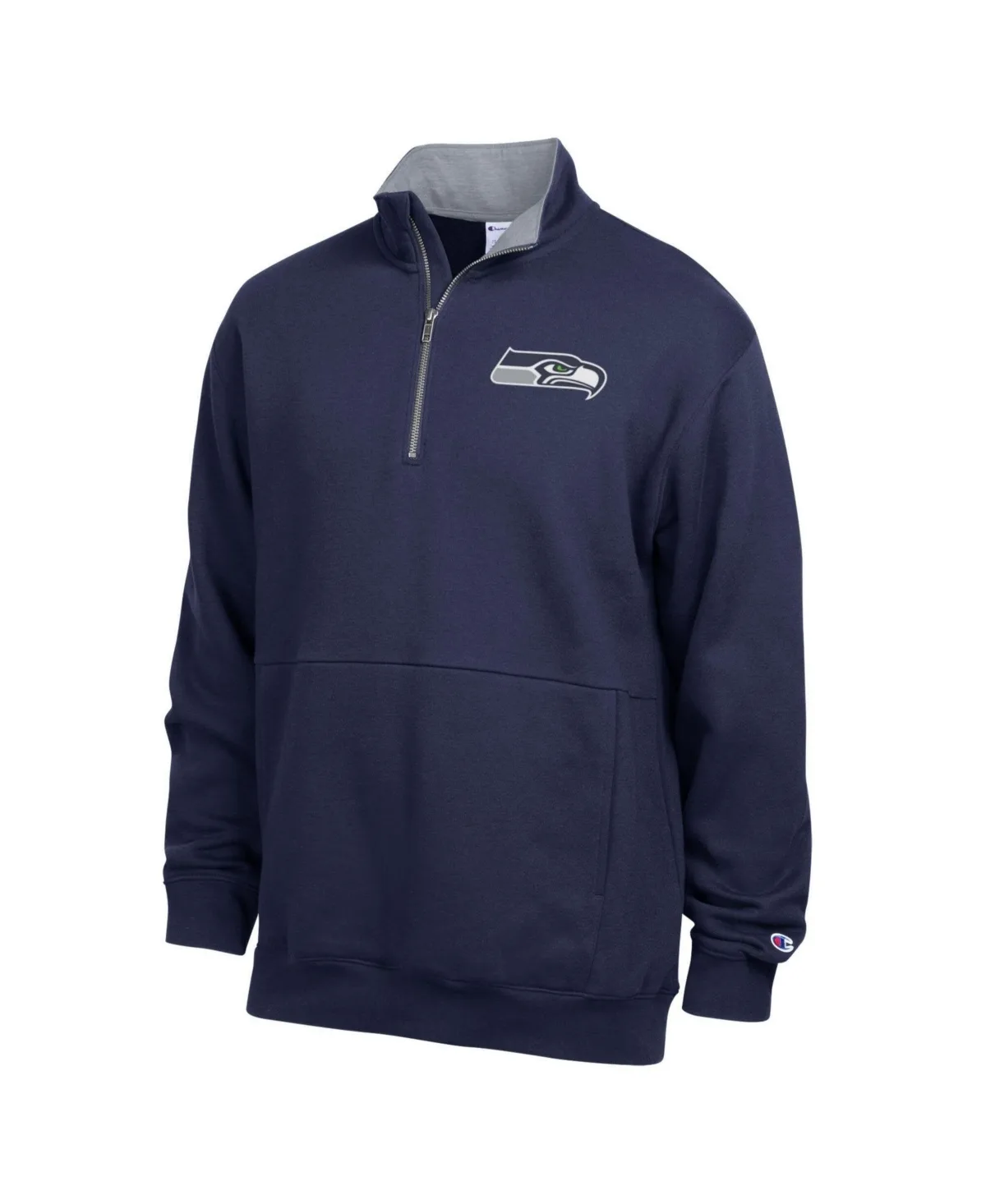 Seattle Seahawks Fleece Quarter-Zip Pullover by Champion