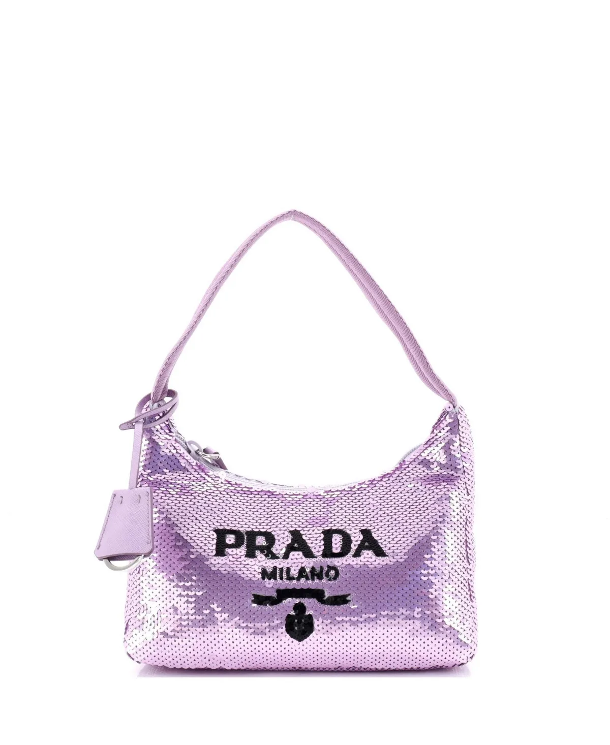 Pre-Owned Prada Mini Re-Edition 2000 Hobo Sequins