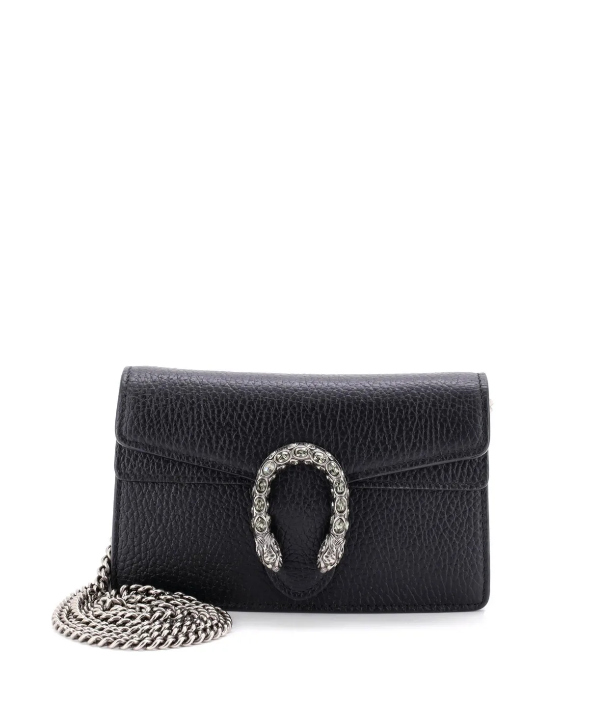 Pre-Owned Gucci Super Mini Dionysus Bag Leather by Gucci