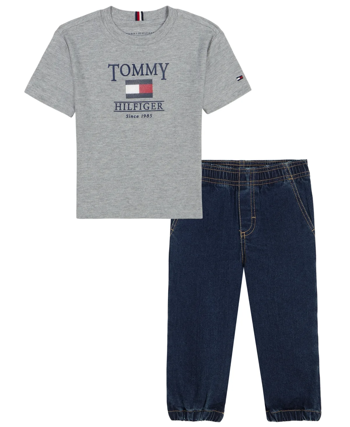 Logo Short-Sleeve T-Shirt and Joggers, 2-Piece Set by Tommy Hilfiger