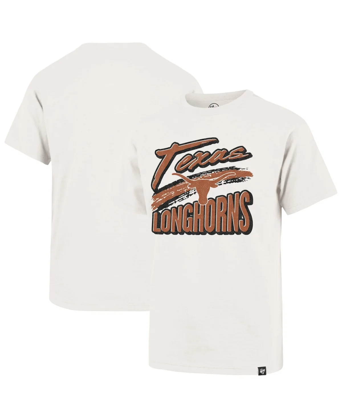 Dime Time Franklin Texas Longhorns Screen-Print T-Shirt by 47 Brand