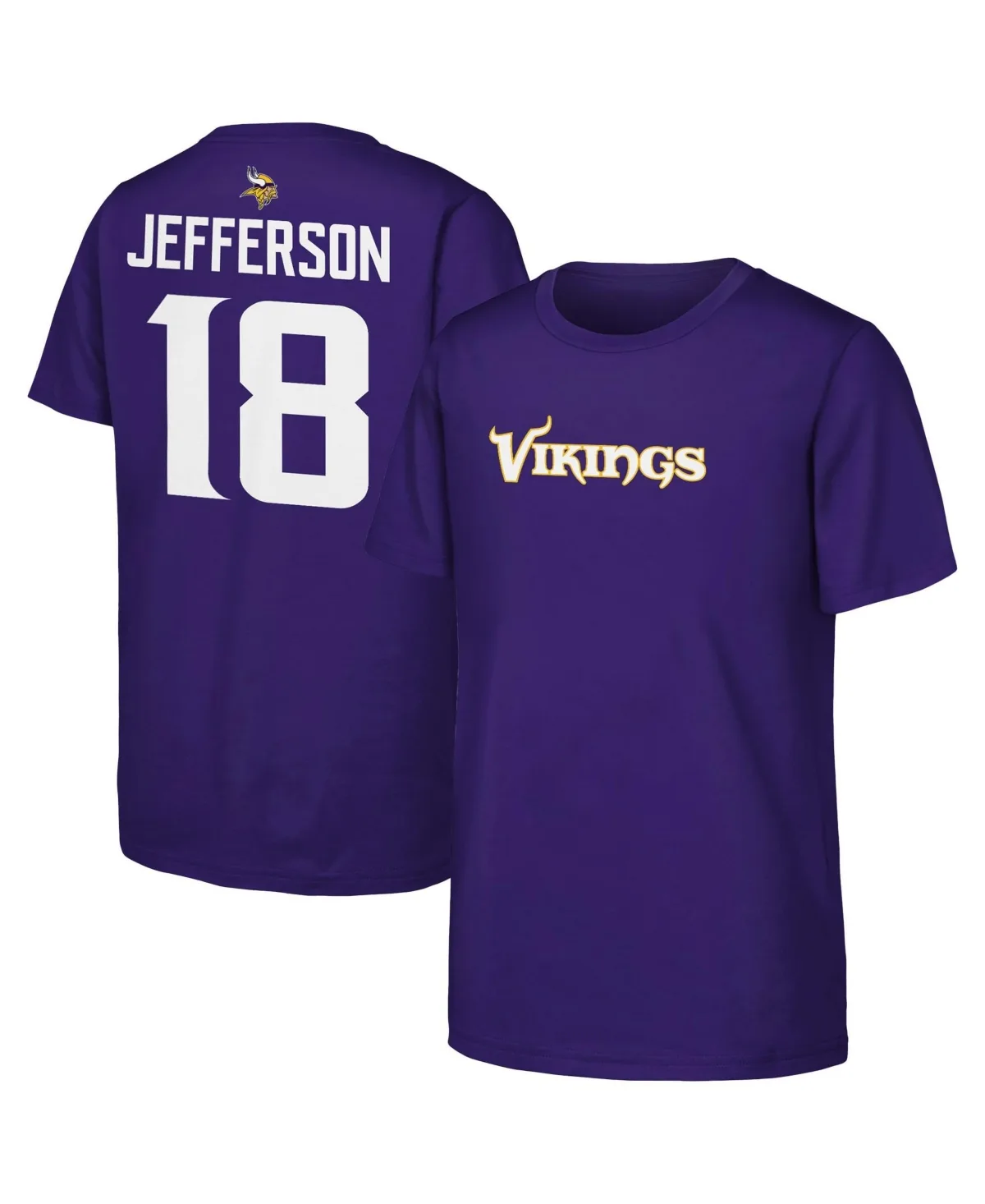 Minnesota Vikings Justin Jefferson Classic-Fit T-Shirt by Outerstuff