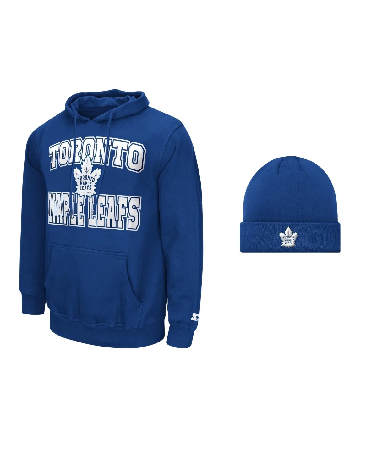 Toronto Maple Leafs Graphic Hoodie and Beanie, 2-Piece Set by Starter