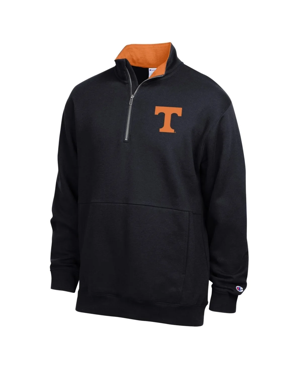 Quarter-Zip Mock-Neck Long-Sleeve Pullover by Champion