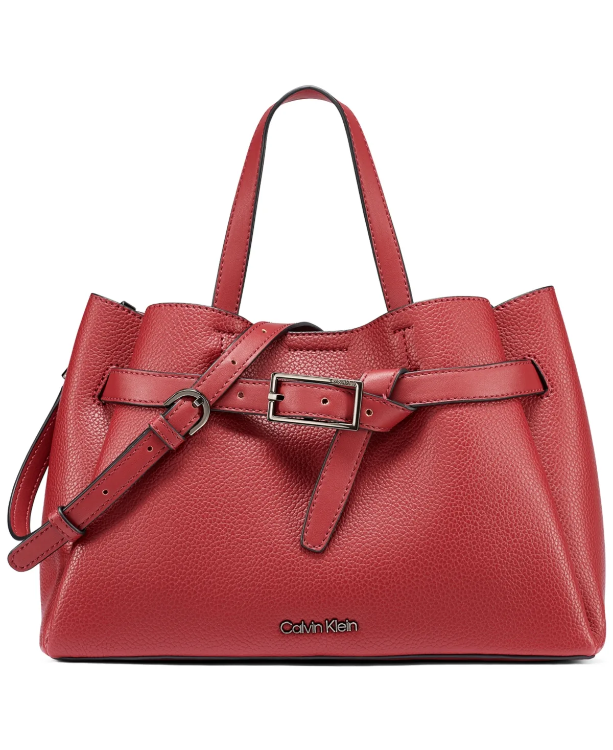 Quill Large Laptop-Compatible Tote Handbag by Calvin Klein