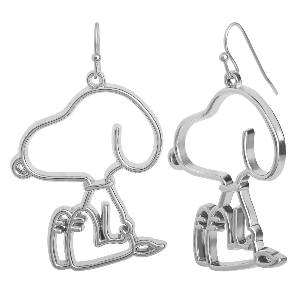 Silver-Tone Snoopy Dangle Earrings by Peanuts