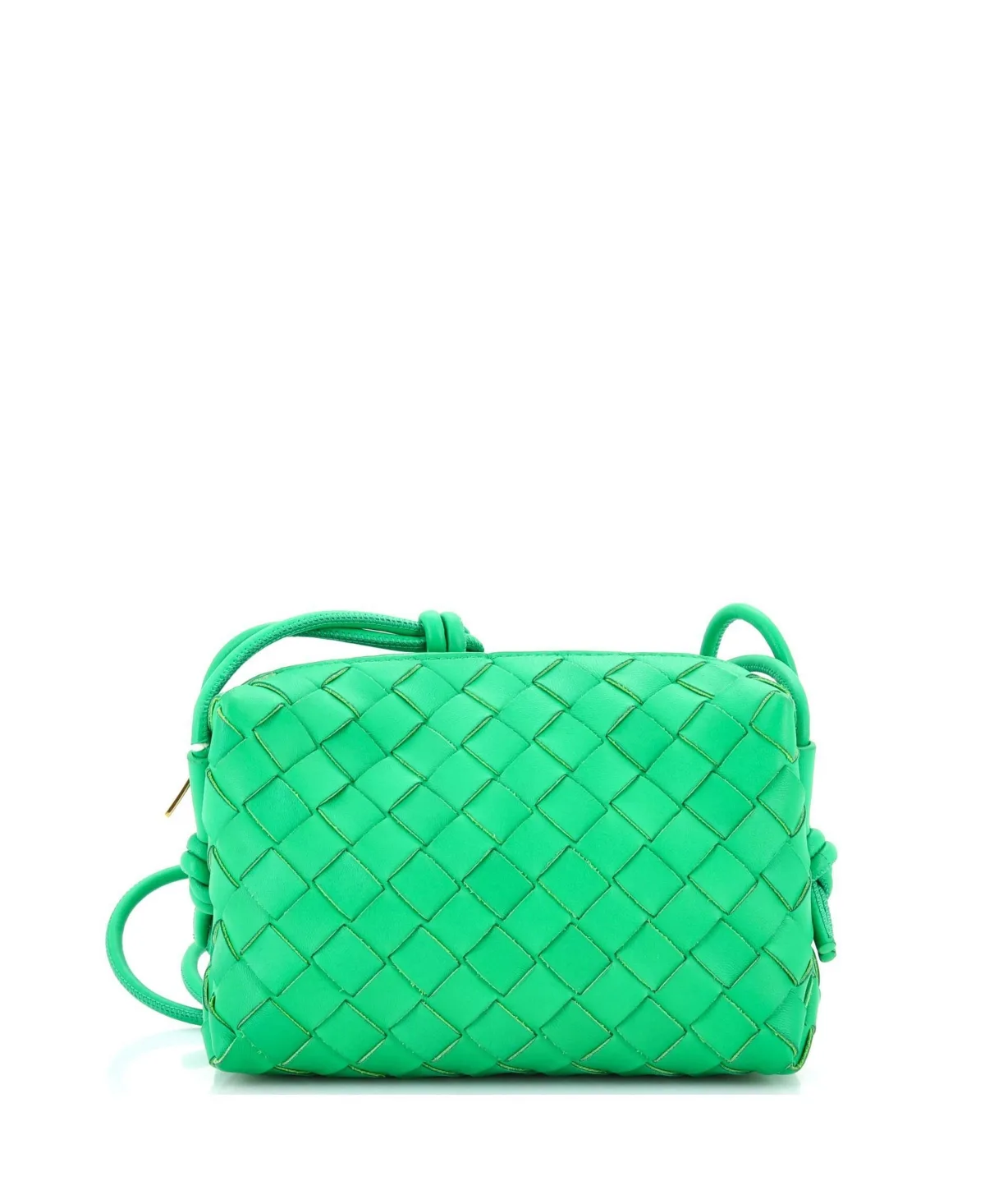 Pre-Owned Bottega Veneta Mini Loop Crossbody Bag Intrecciato Nappa by Bottega Veneta