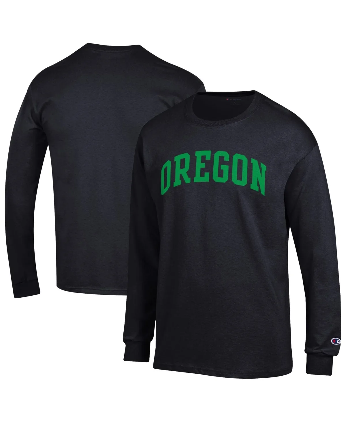 Oregon Ducks Basic Arch Long Sleeve T-Shirt by Champion