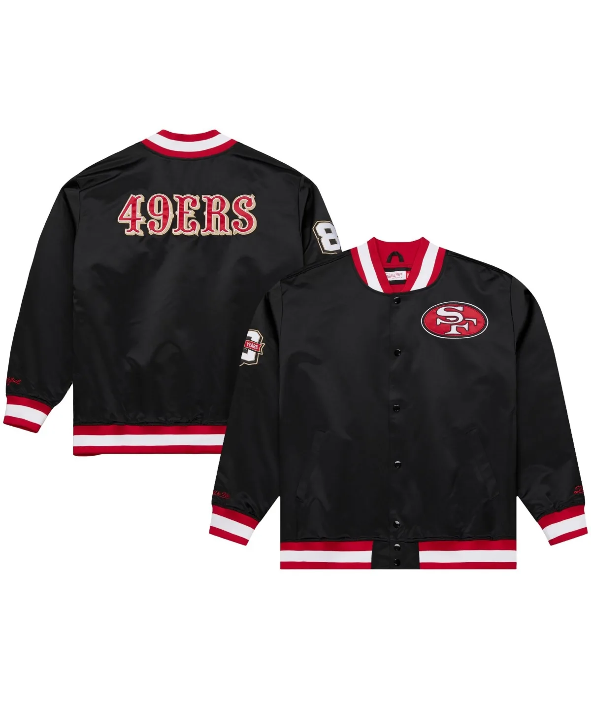 San Francisco 49ers 80th Anniversary Varsity Jacket by Mitchell & Ness