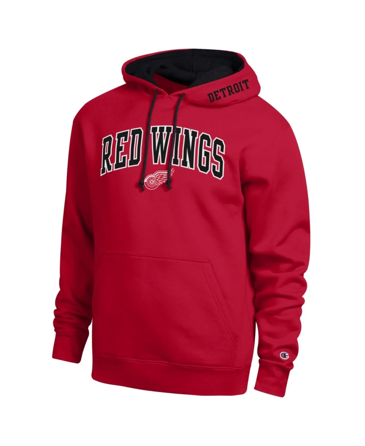 Detroit Red Wings Graphic Pullover Midweight Hoodie by Champion
