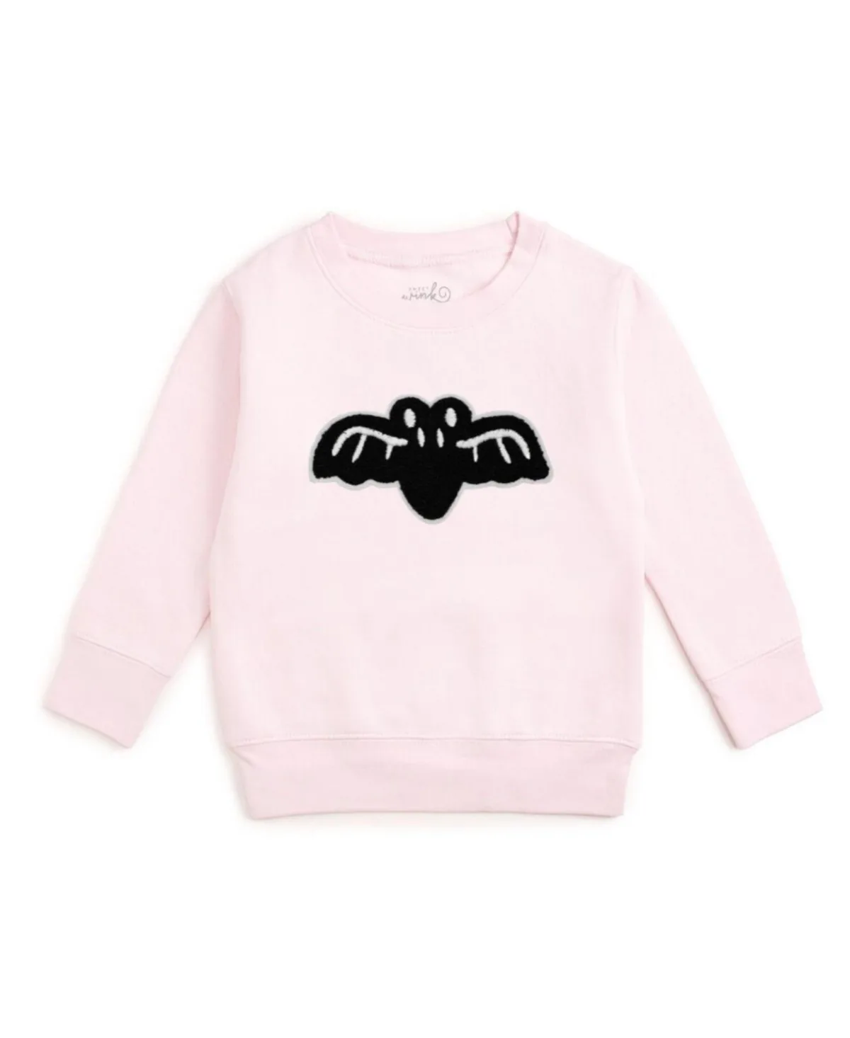 Bat Patch Halloween Sweatshirt by Sweet Wink