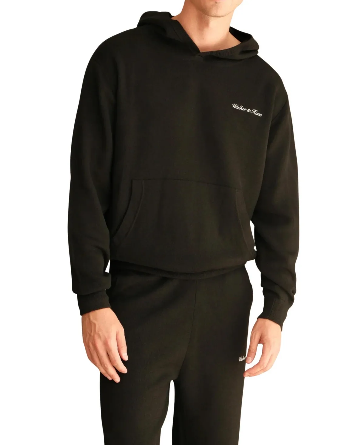 Merino-Blend Knit Relaxed-Fit Hoodie by Walker & Hunt