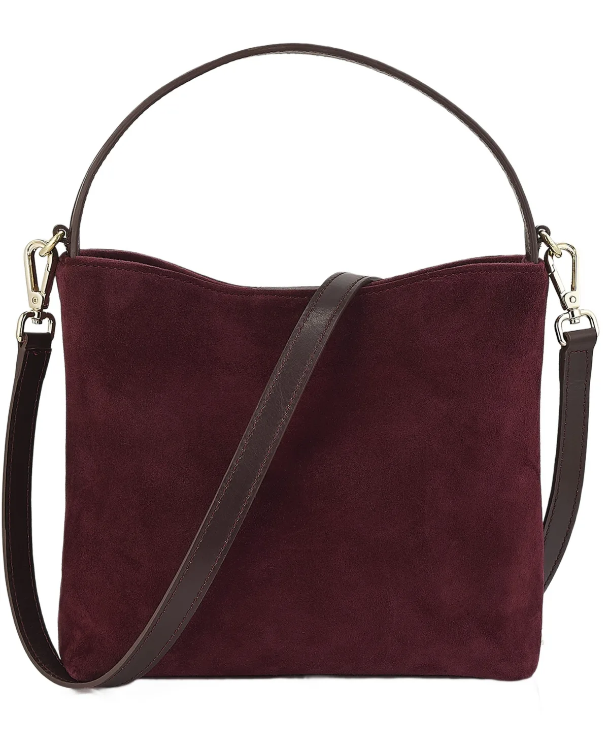 Tate Suede Small Crossbody Shoulder Handbag