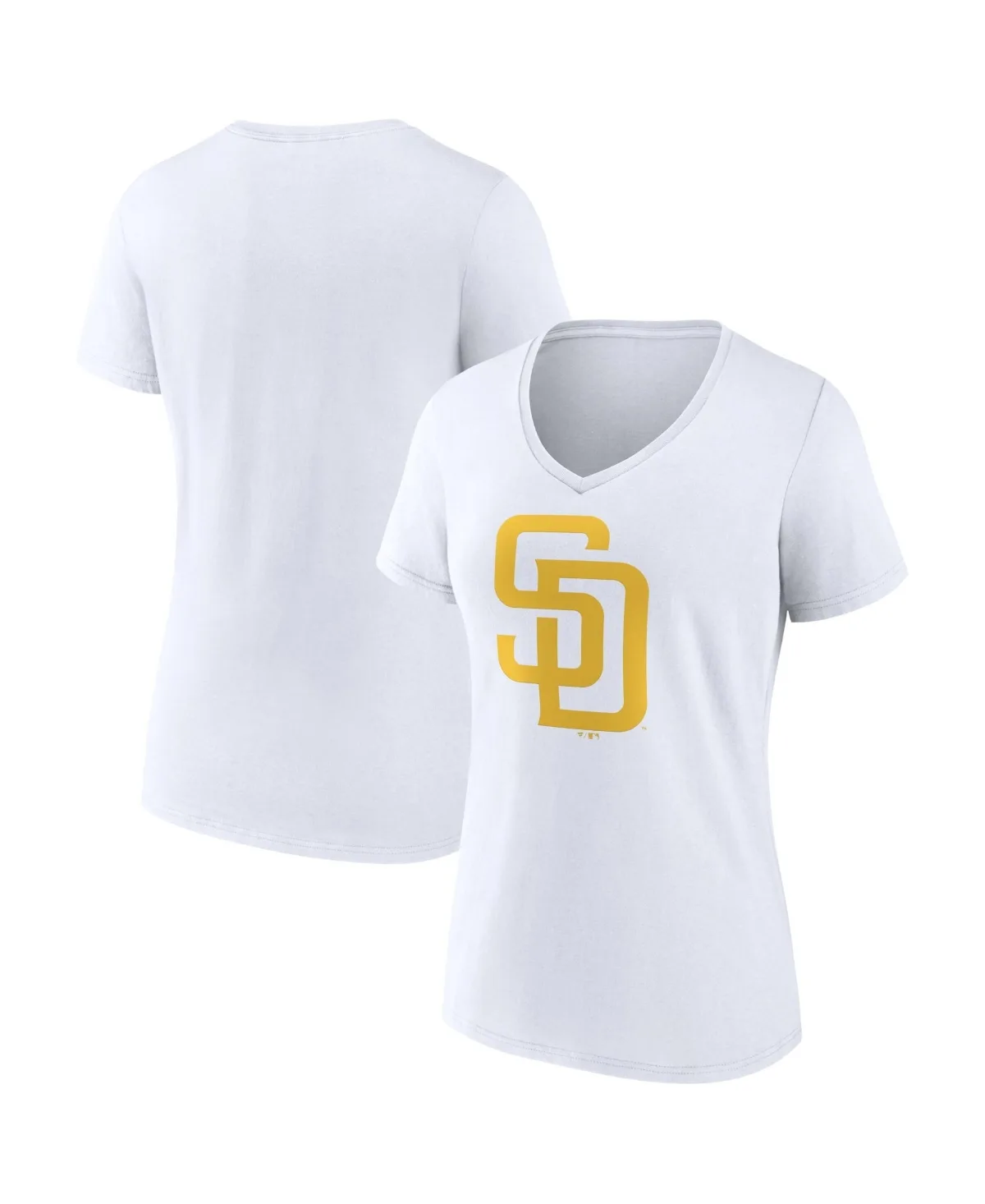 San Diego Padres V-Neck T-Shirt by Logo Athletic