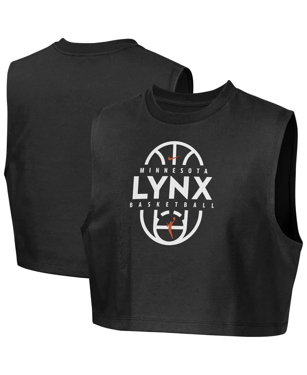 Minnesota Lynx Nike Authentics Cotton Sleeveless Loose-Fit T-Shirt by Nike
