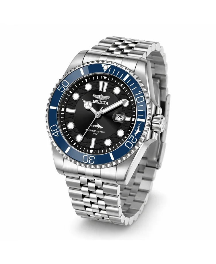 Quartz Pro Diver Stainless Steel Watch, 43mm