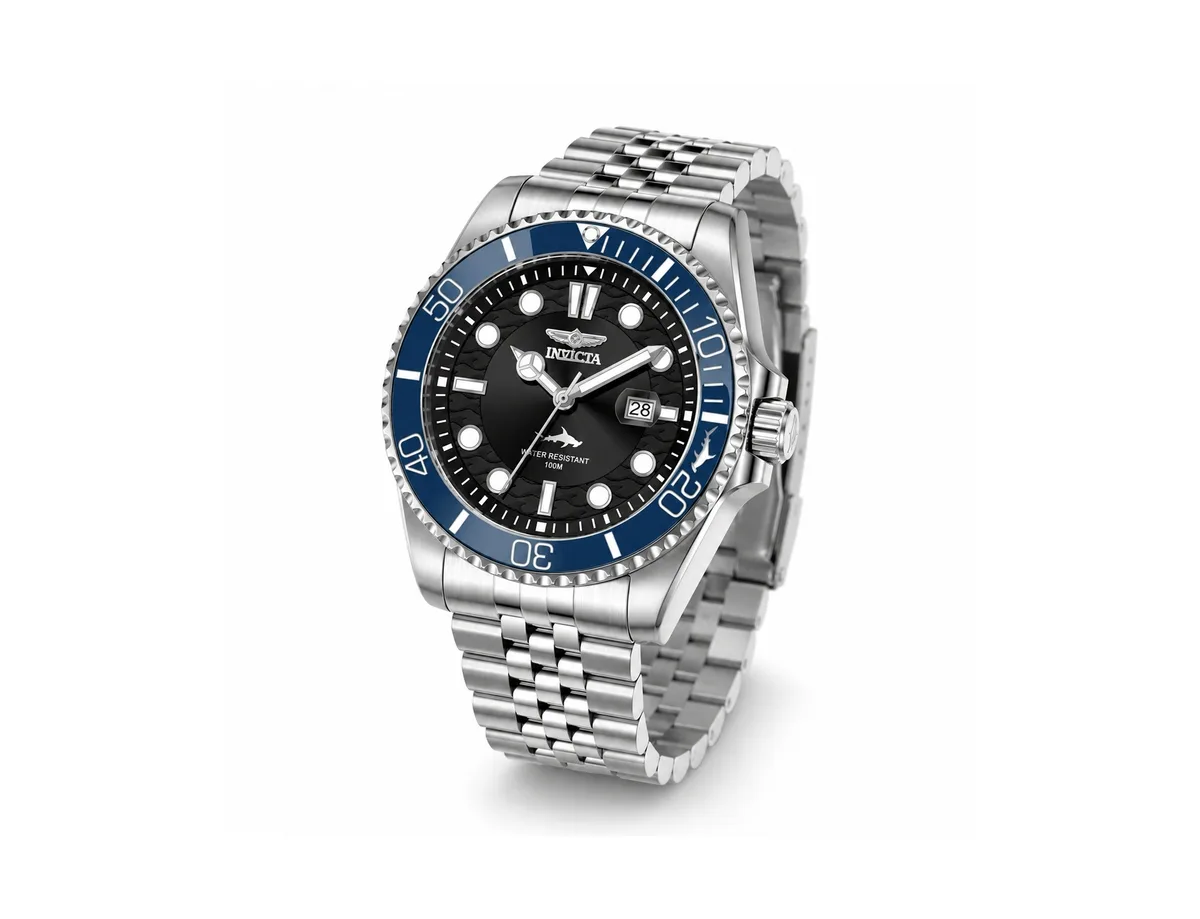 Quartz Pro Diver Stainless Steel Watch, 43mm