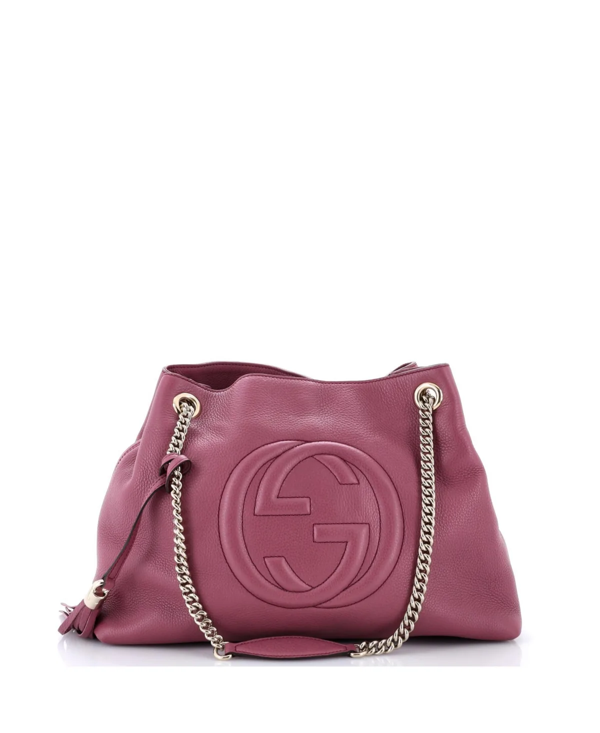 Pre-Owned Gucci Medium Soho Chain Strap Shoulder Bag Leather