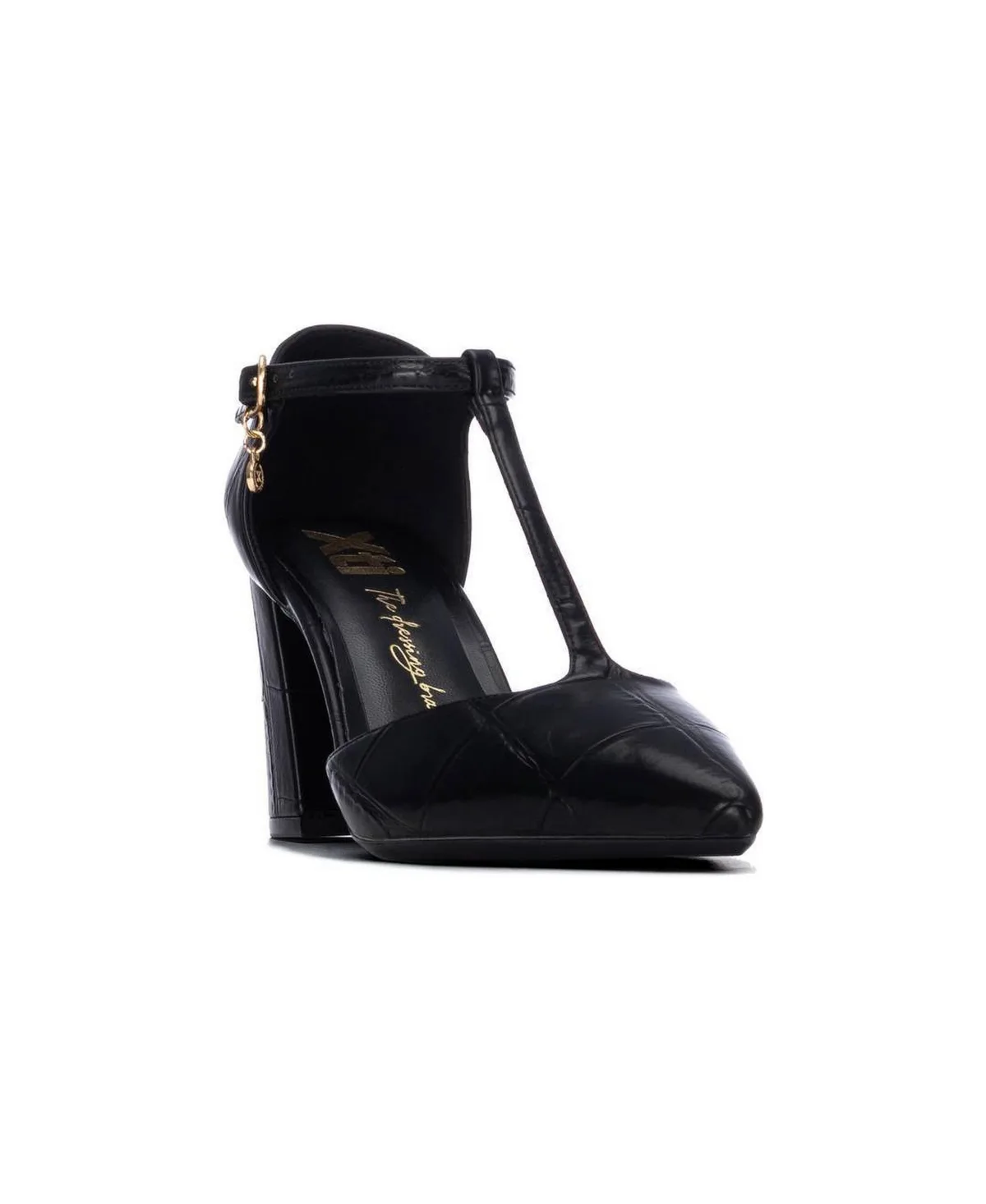 Pointed-Toe Block-Heel Pumps by Xti
