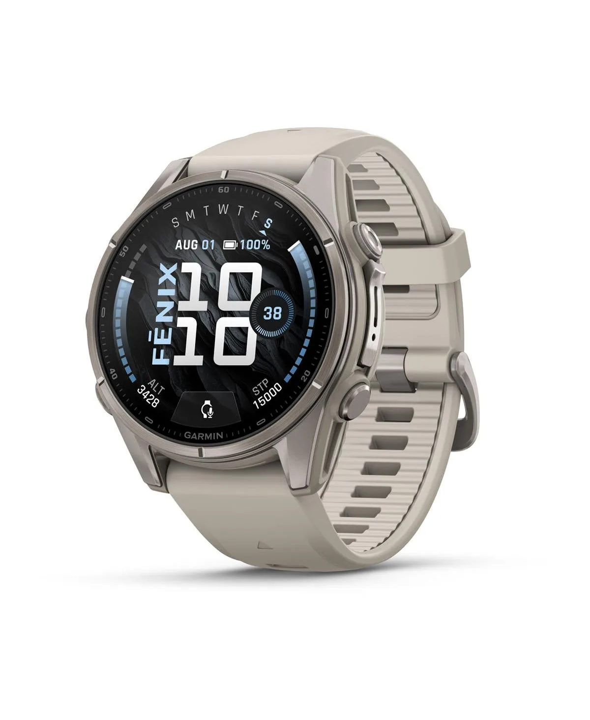 Fenix 9 Multisport Gps Outdoor Smartwatch Fog Gray Silicone, 43mm by Garmin