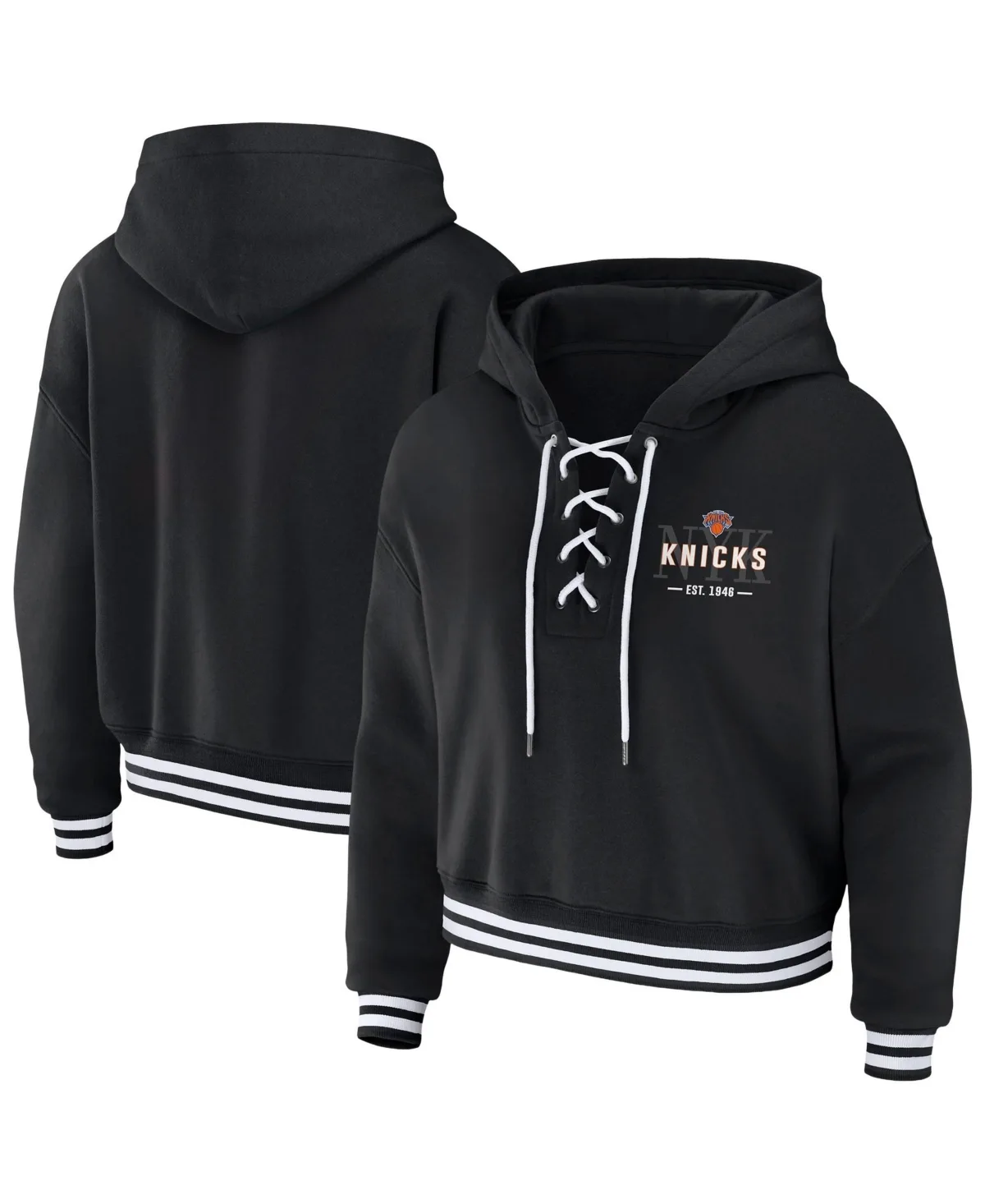New York Knicks Lace Up Hoodie by Wear by Erin Andrews