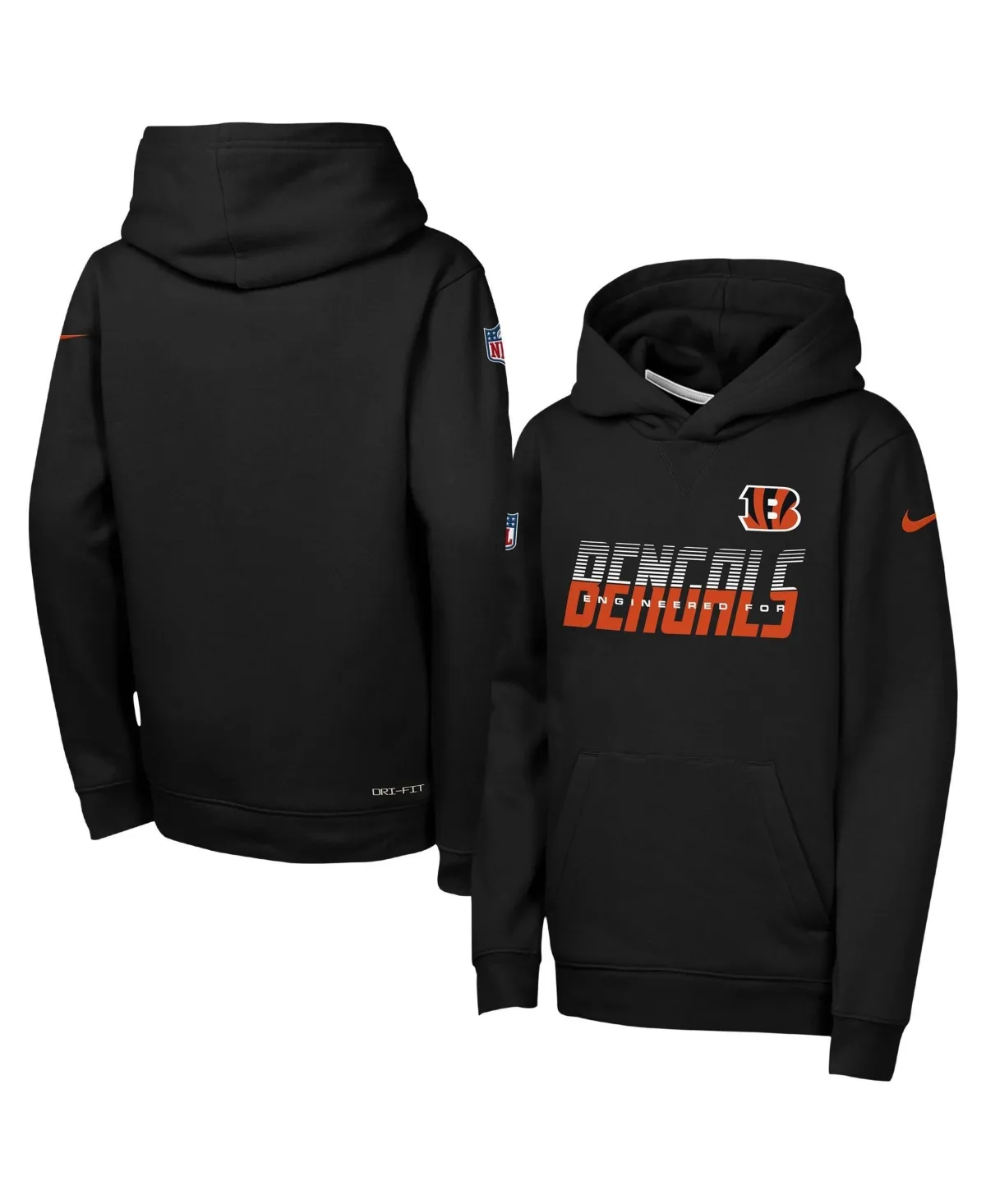 Cincinnati Bengals Fleece Pullover Hoodie by Nike