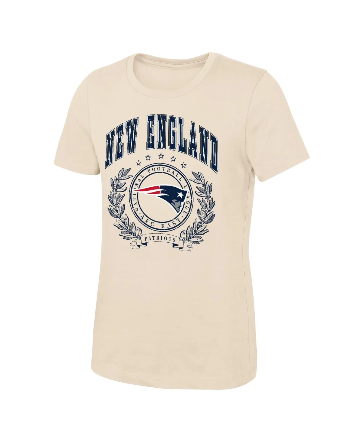 Undefeated New England Patriots Screen-Print Crew Neck T-Shirt by Outerstuff