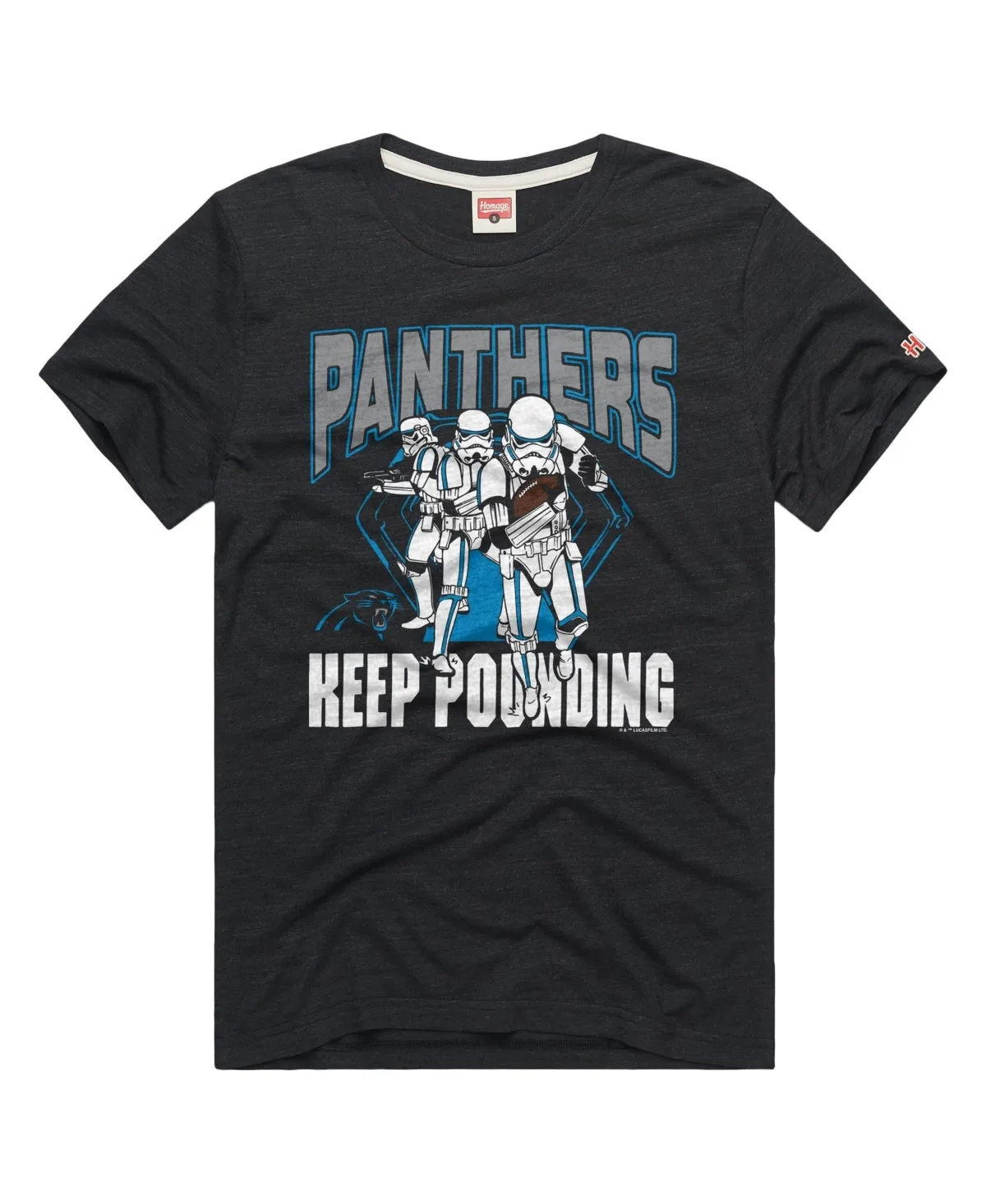 Carolina Panthers Star Wars Tri-Blend T-Shirt by Homage