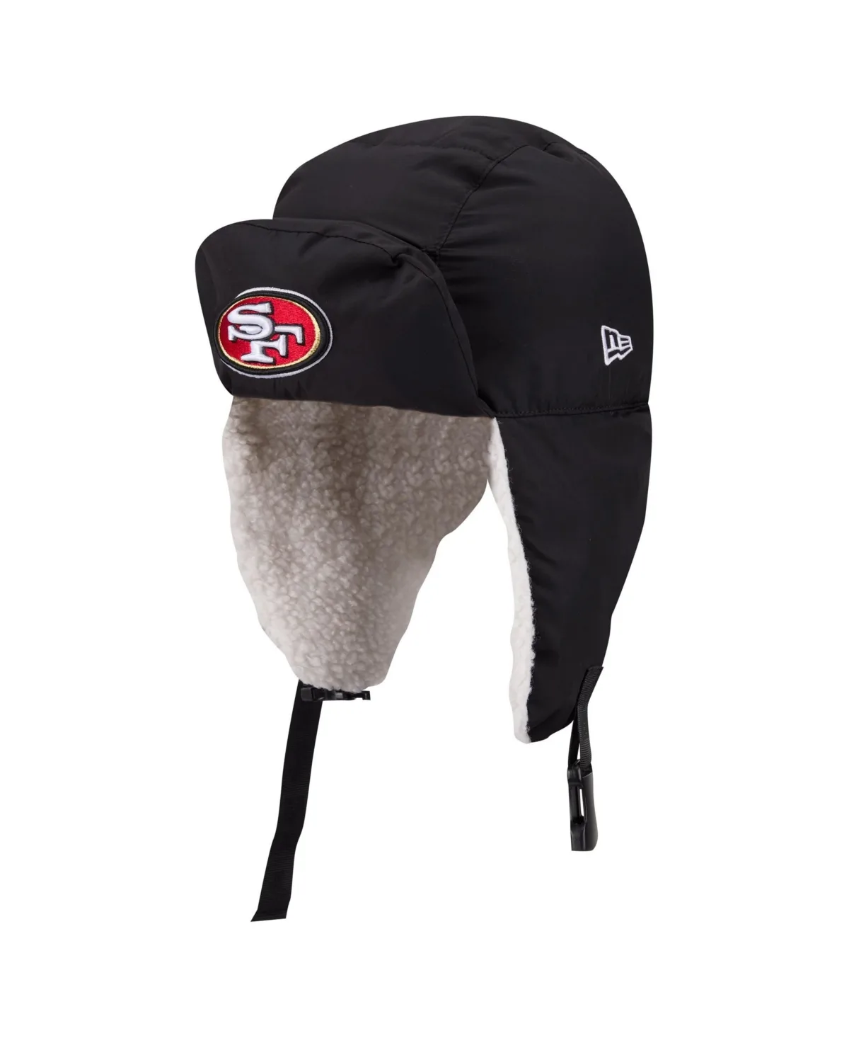 New Era x Alpha Industries San Francisco 49ers Puffer Quilted Trapper Hat by New Era
