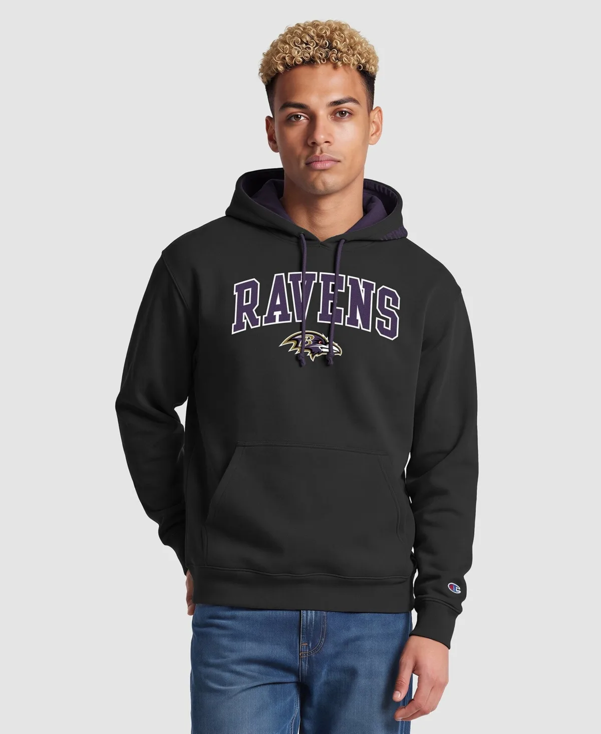 Baltimore Ravens Contrast Hoodie by Champion