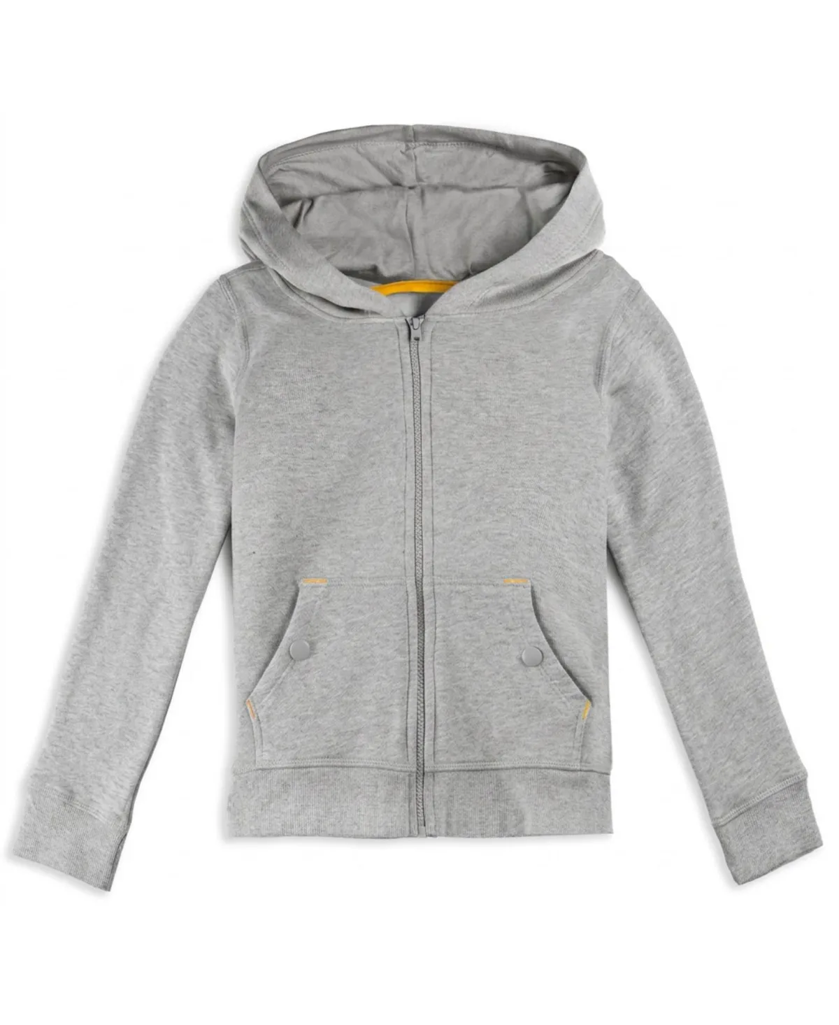 Organic Cotton Brushed Fleece Full-Zip Hoodie by Mightly