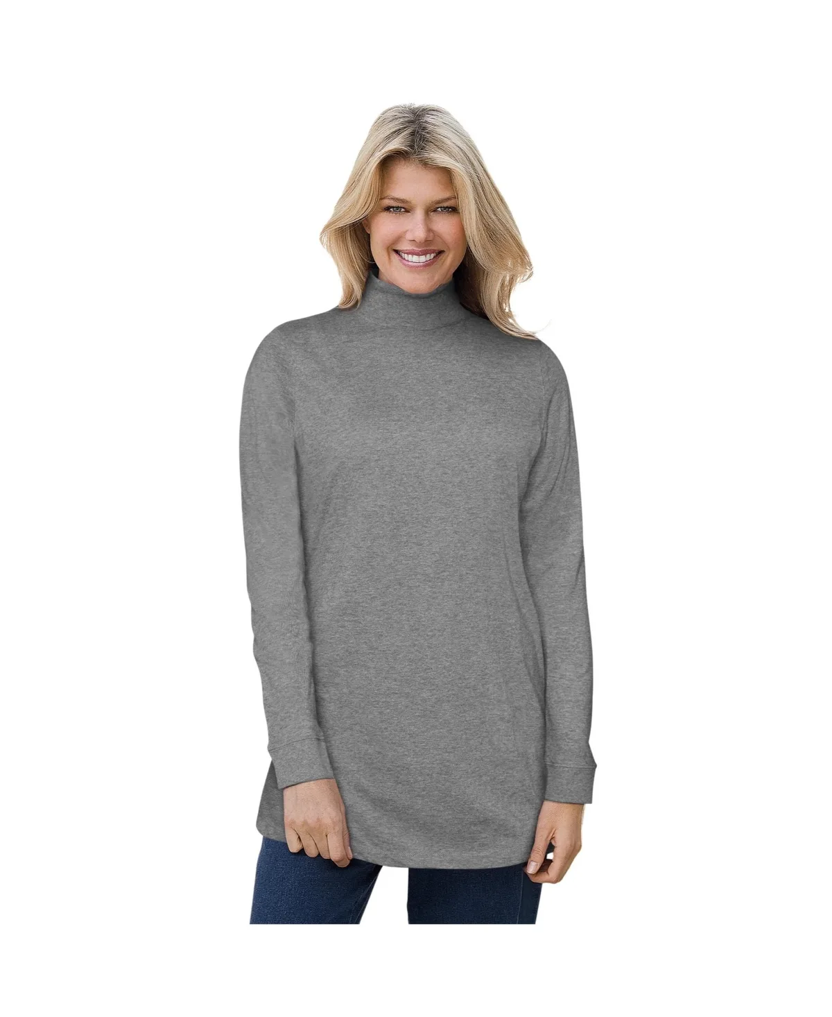 Perfect Mockneck Tunic by Woman Within