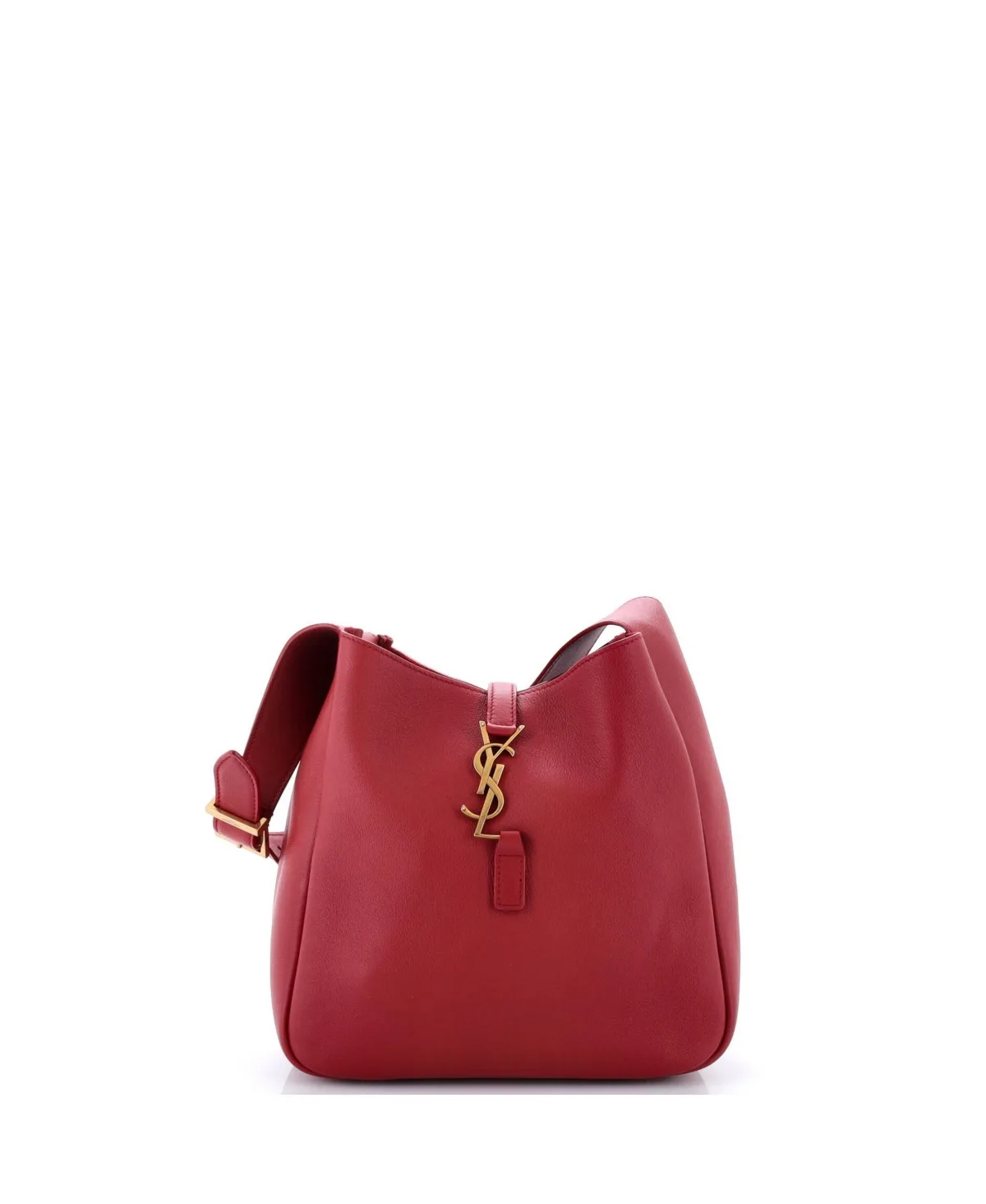 Pre-Owned Saint Laurent Small Le 5 a 7 Supple Hobo Leather by Saint Laurent