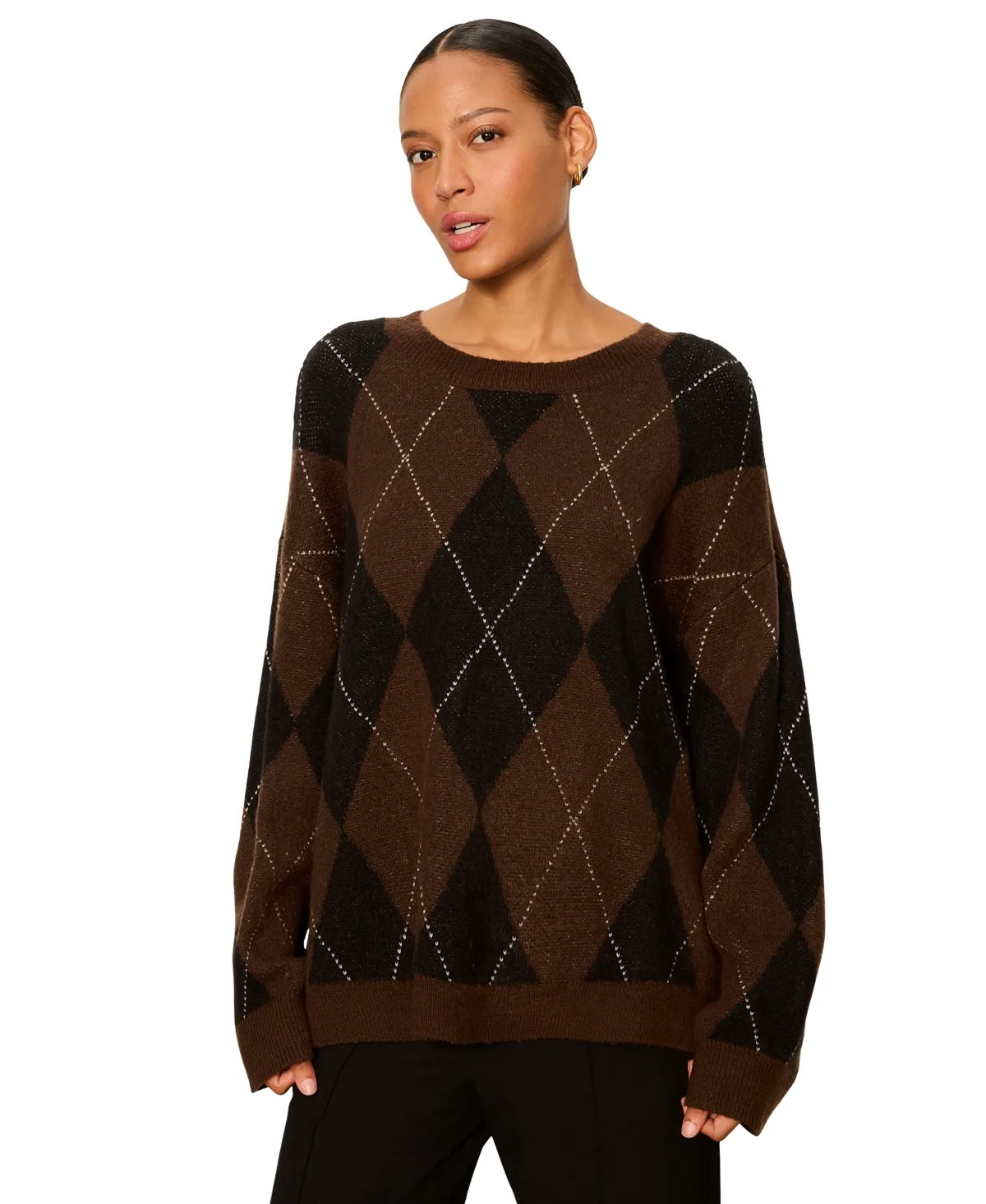 Oversized Crewneck Pullover Sweater by Sanctuary