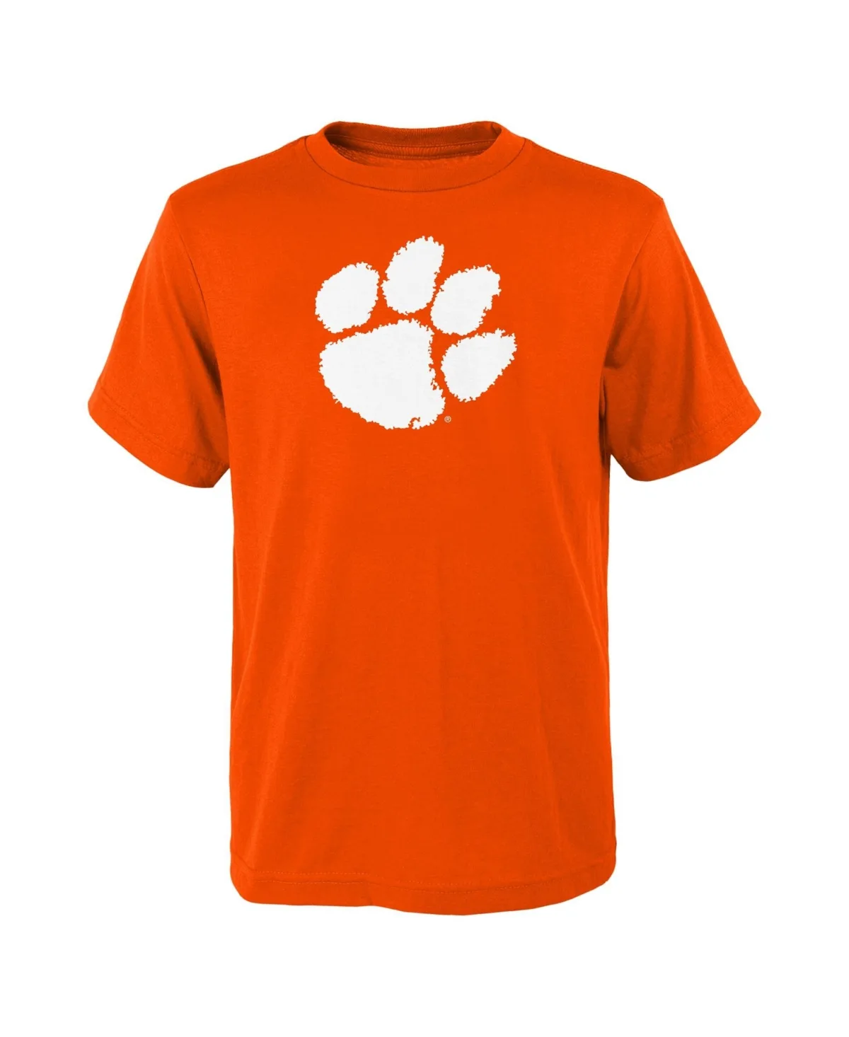 Clemson Tigers Primary Logo Crewneck T-Shirt by Outerstuff