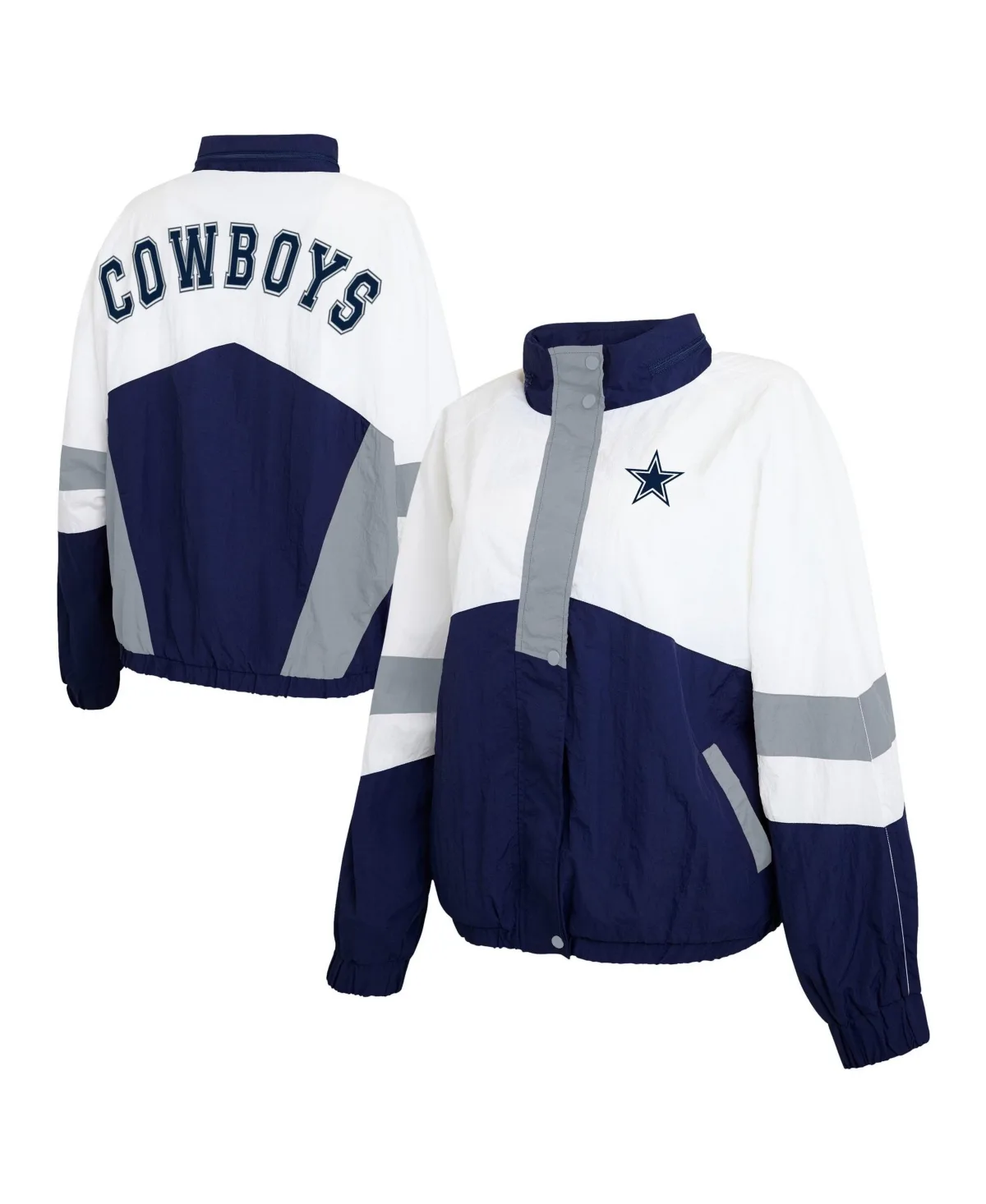 Dallas Cowboys Hooded Full-Zip Windbreaker Jacket by Wear by Erin Andrews