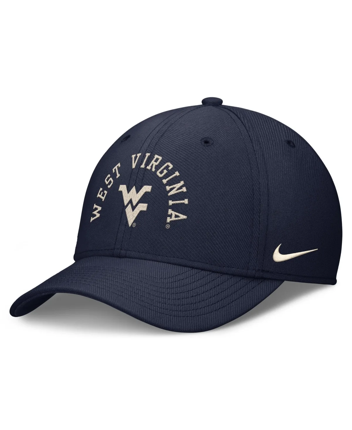 West Virginia Mountaineers Campus Prep Chained Arched Swooshflex Flex Hat by Nike