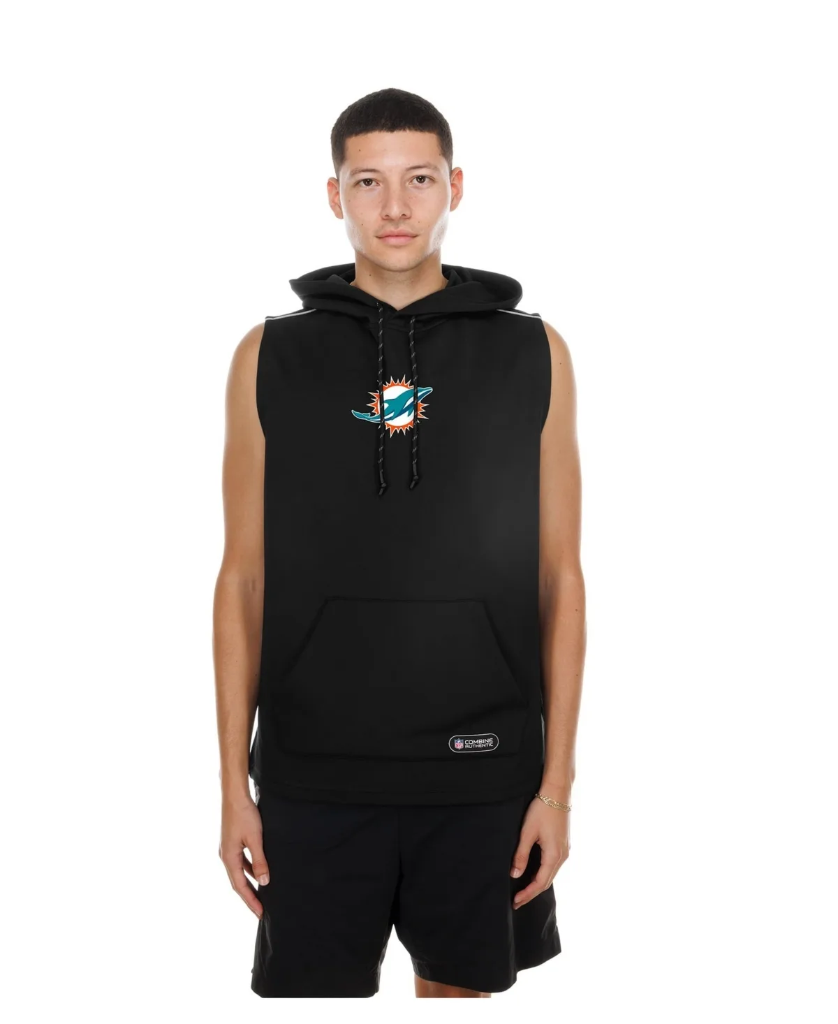 Miami Dolphins Combine Authentic Sleeveless Hoodie by New Era