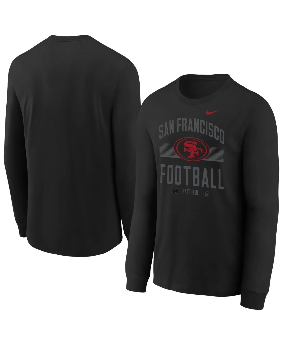 San Francisco 49ers Long-Sleeve Graphic T-Shirt by Nike