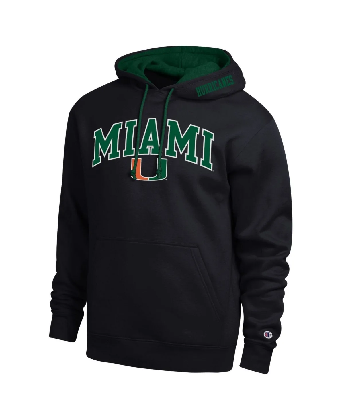 Miami Hurricanes Arch Tackle Twill Hoodie by Champion